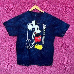 Mickey Mouse Half animated tiedye T-shirt size 2XL